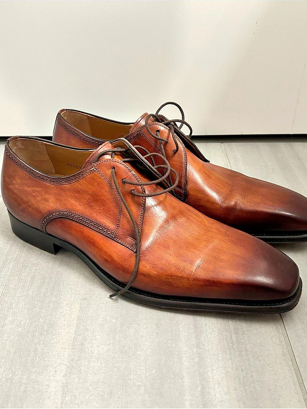 Magnanni Brown Lace-Up Oxfords Brown sz.11